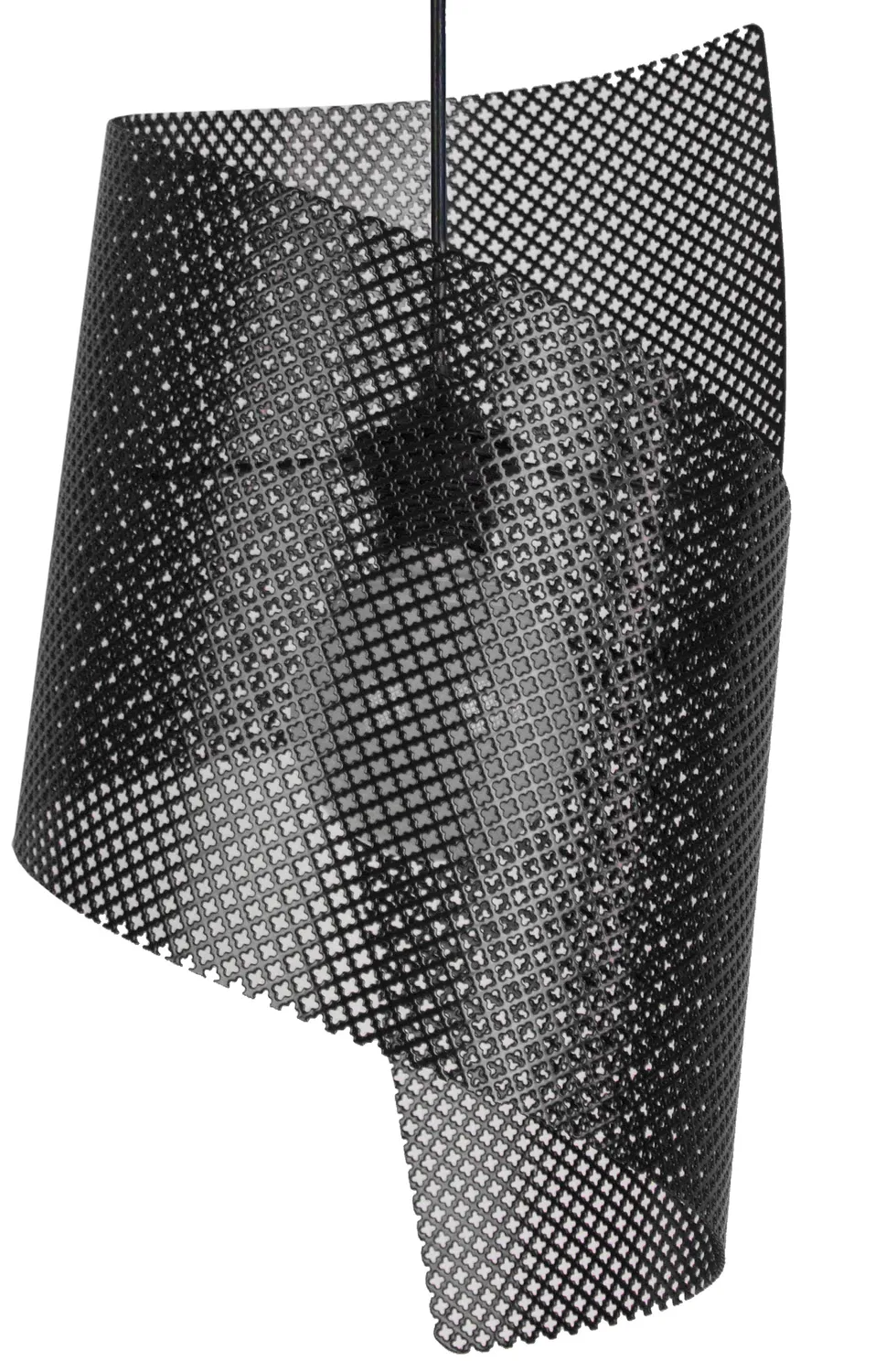 Tosel Boucle Lacy Sospensione Nero 25x100 cm Ellittica