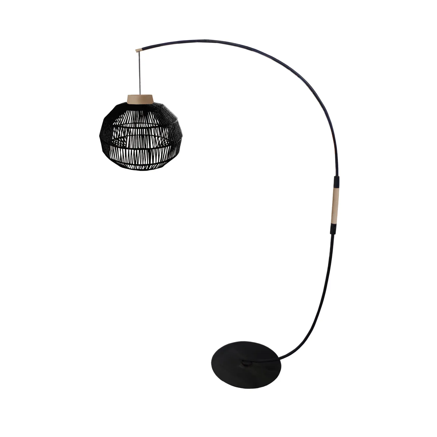 Tosel Everton Curve piantana curva naturale E27