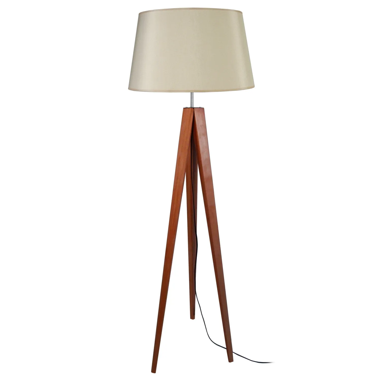 Tosel Idun D40 piantana treppiede naturale ecrù E27