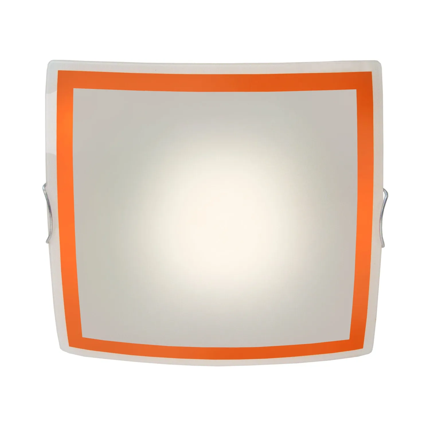 Tosel Melina plafoniera quadrata vetro 30x10 cm