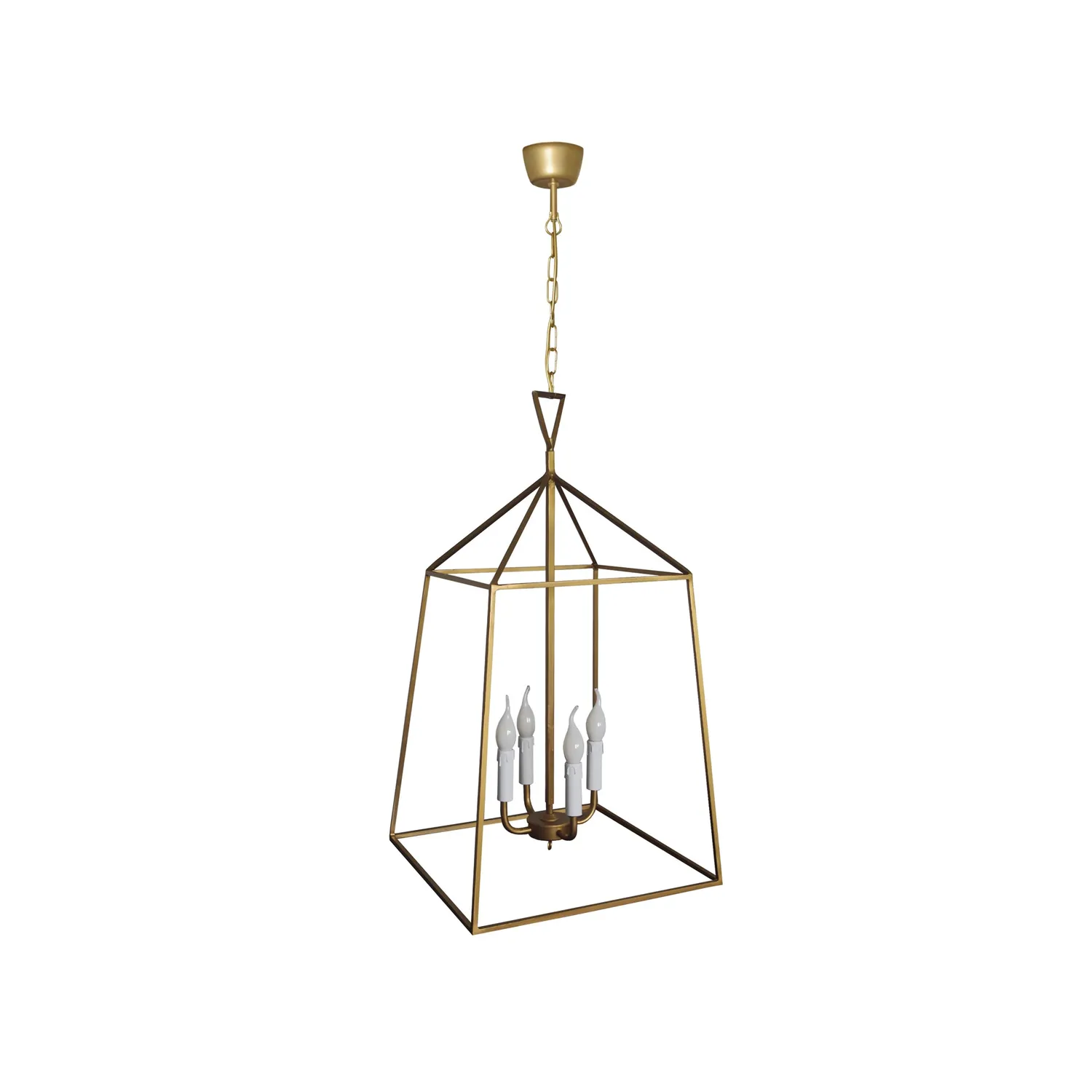 Tosel Linz lampada a sospensione metallo 43 cm oro