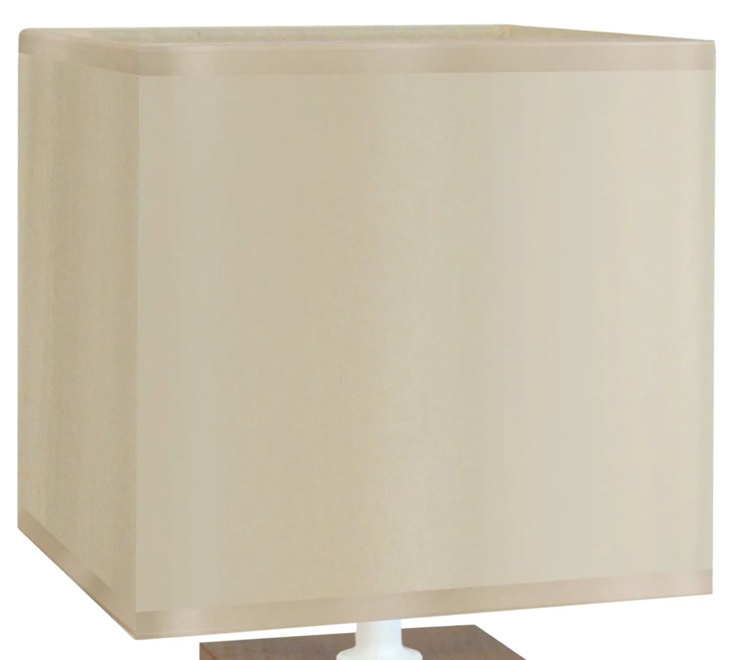 Tosel Genève lampada da tavolo cubo legno naturale 15x45cm E14
