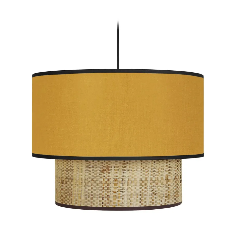 Tosel Cochin B sospensione cilindro 100 cm crema tessuto