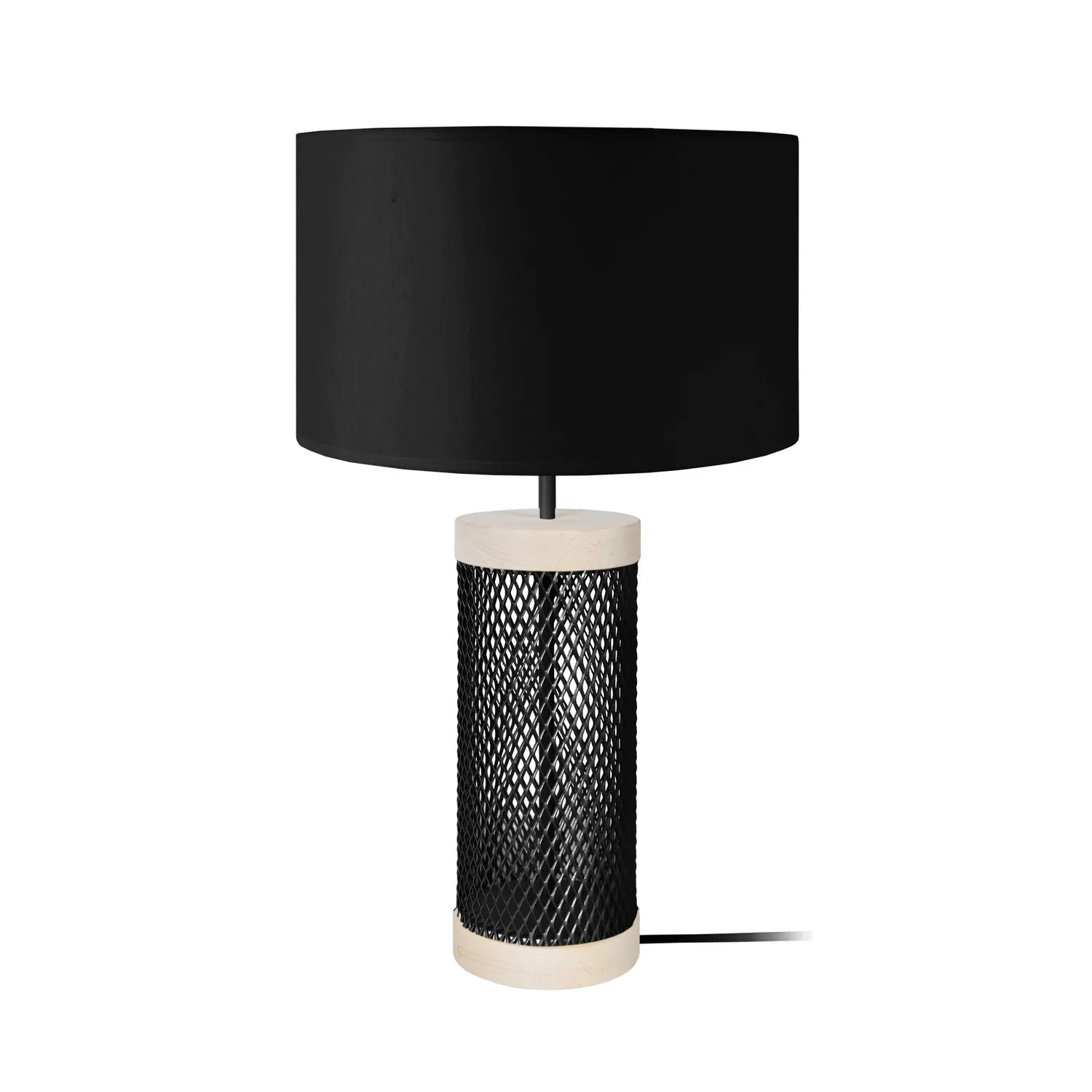 Tosel Adonis lampada tavolo bianca cilindro 50cm