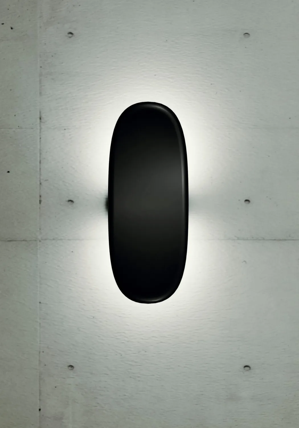 Penta Vela applique nero opaco LED 3000K 40,5 cm
