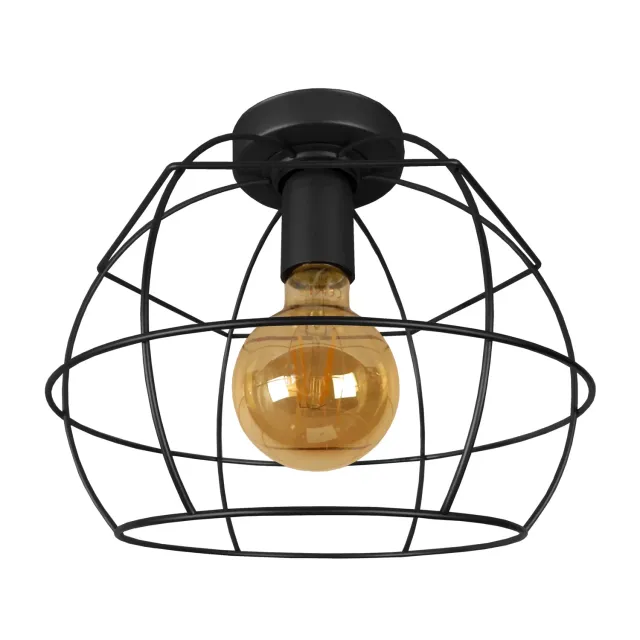 Tosel Armilare plafoniera globo bianco metallo E27