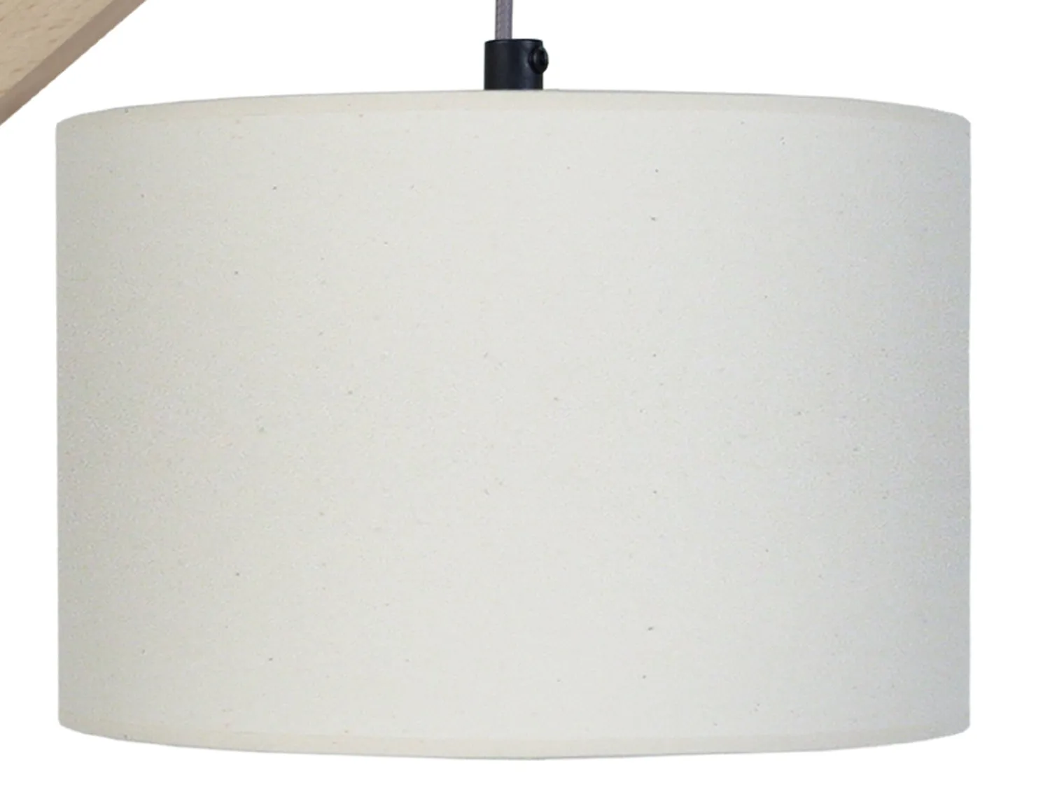 Tosel Kran lampada da tavolo legno naturale-ecrù 30x50