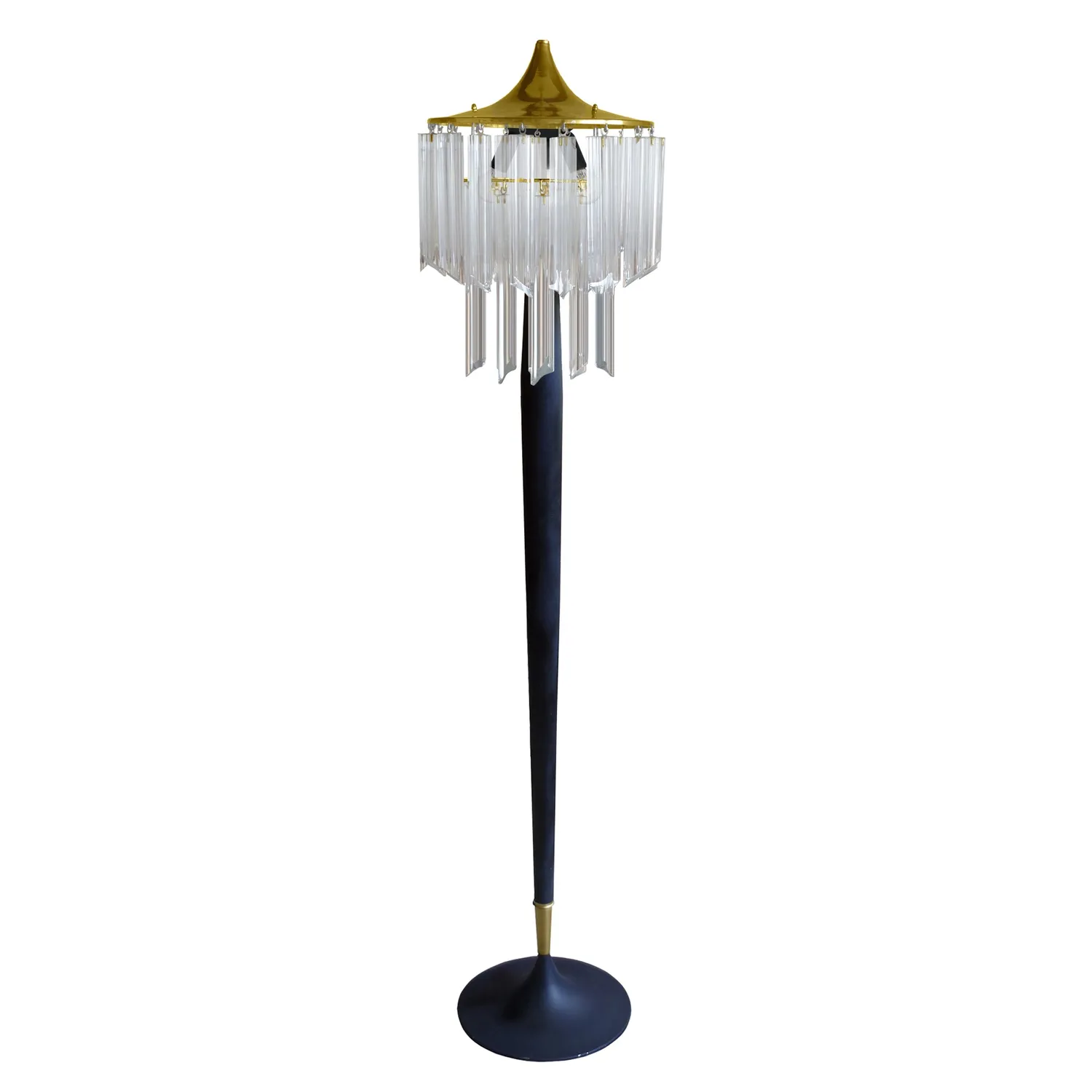 Tosel Leipzig piantana colonna rame 170 cm