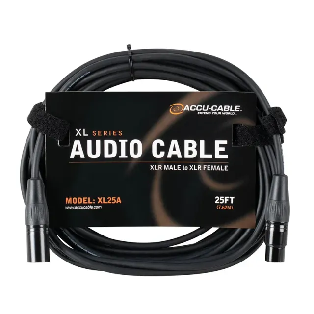 American DJ Accu-Cable XL25A cavo XLR 7,6 m bilanciato