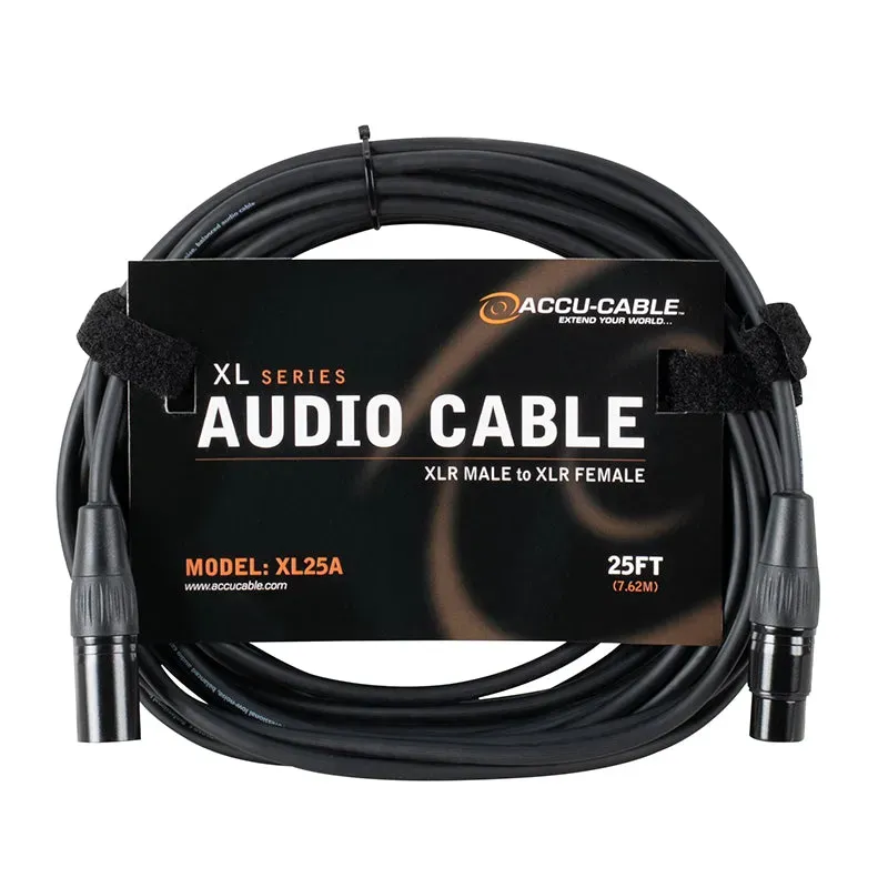 American DJ Accu-Cable XL25A cavo XLR 7,6 m bilanciato