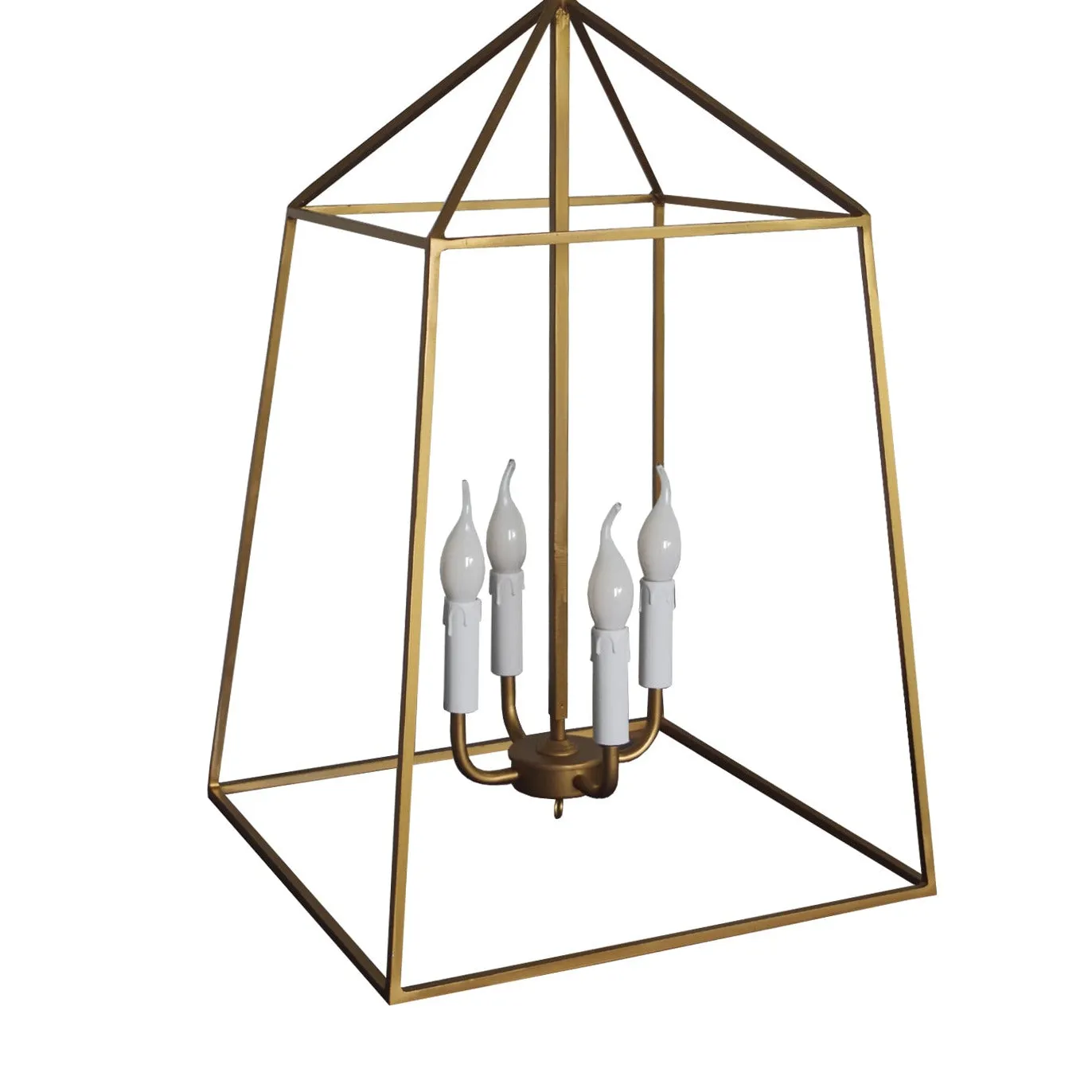 Tosel Linz lampada a sospensione metallo 43 cm oro