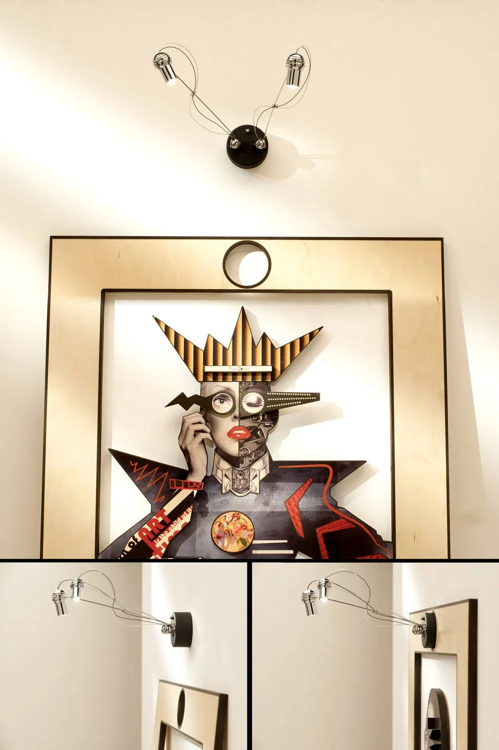 Lucifero Upset Design Masha piantana LED integrato