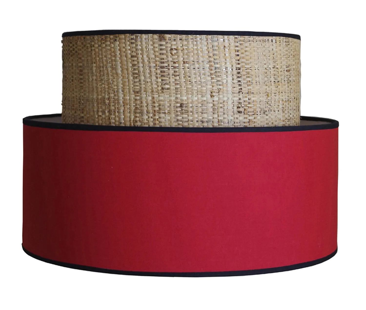 Tosel Luana paralume tessuto naturale 60 cm E27