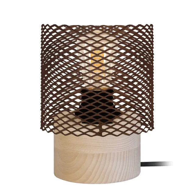 Tosel Adonis mini lampada tavolo bianco 13,5x19,5 cm