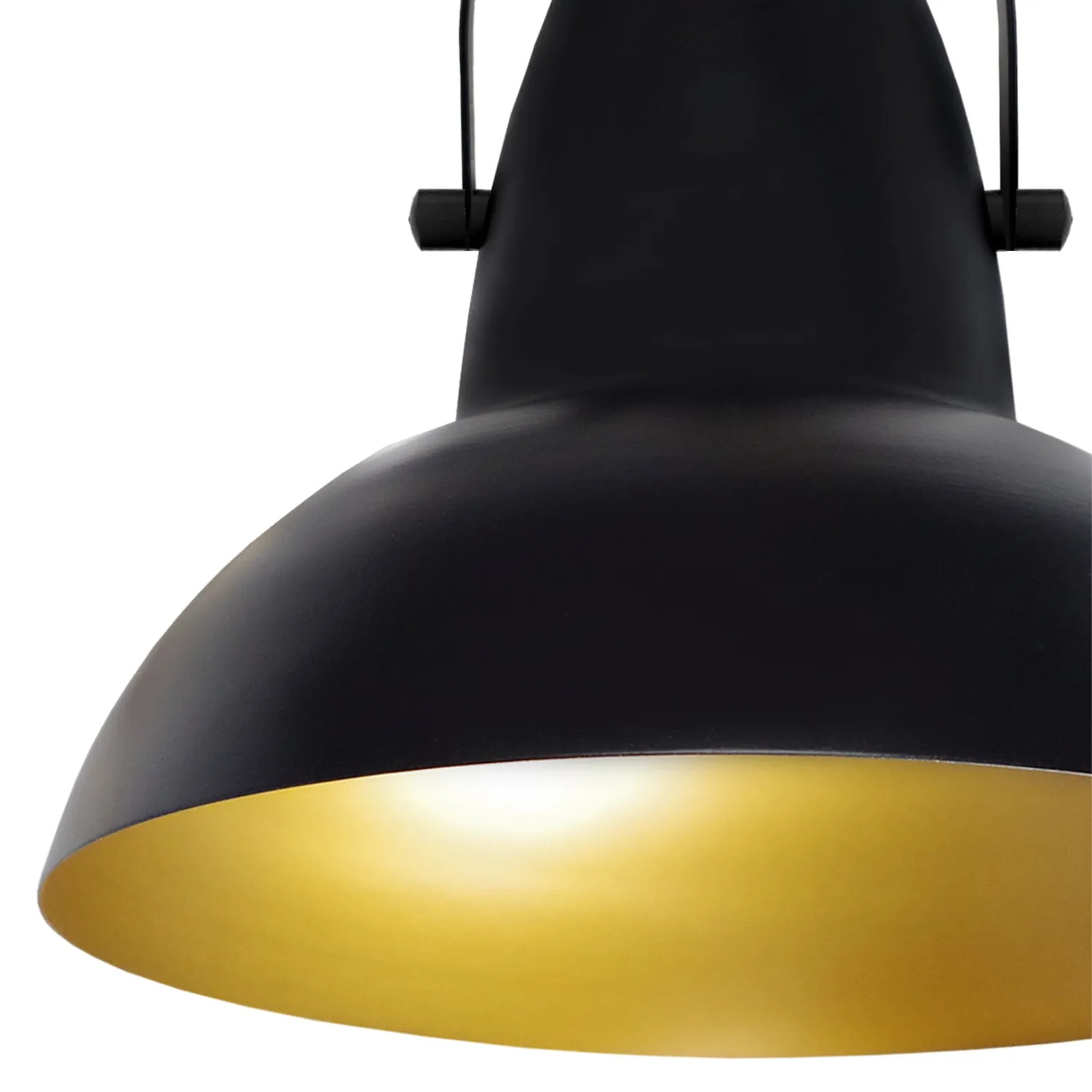 Tosel Aquitaine sospensione campana nera 30x100cm E27