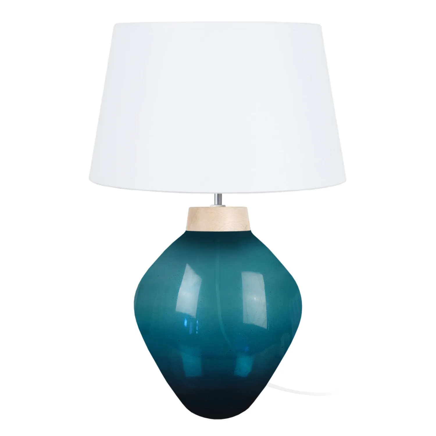 Tosel Winnipeg lampada da tavolo vetro trasparente E27