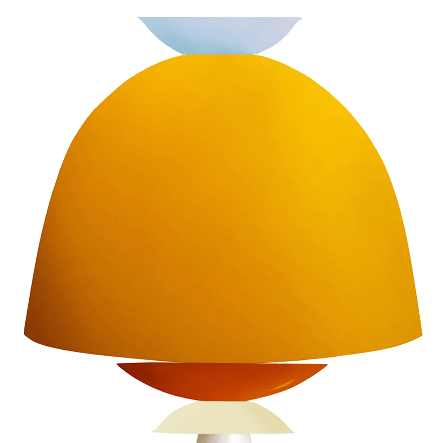 Tosel Janina Lampada da Comodino 24x52cm Arancione