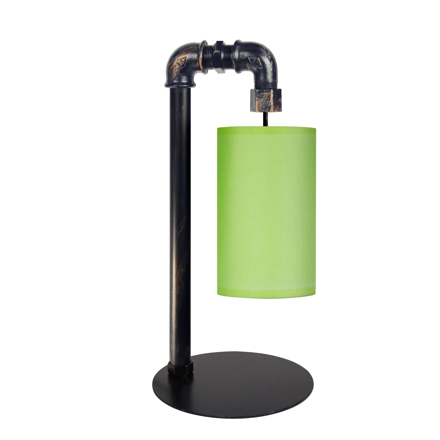 Tosel Hydraulik lampada tavolo nero-bianco 18x45 cm metallo