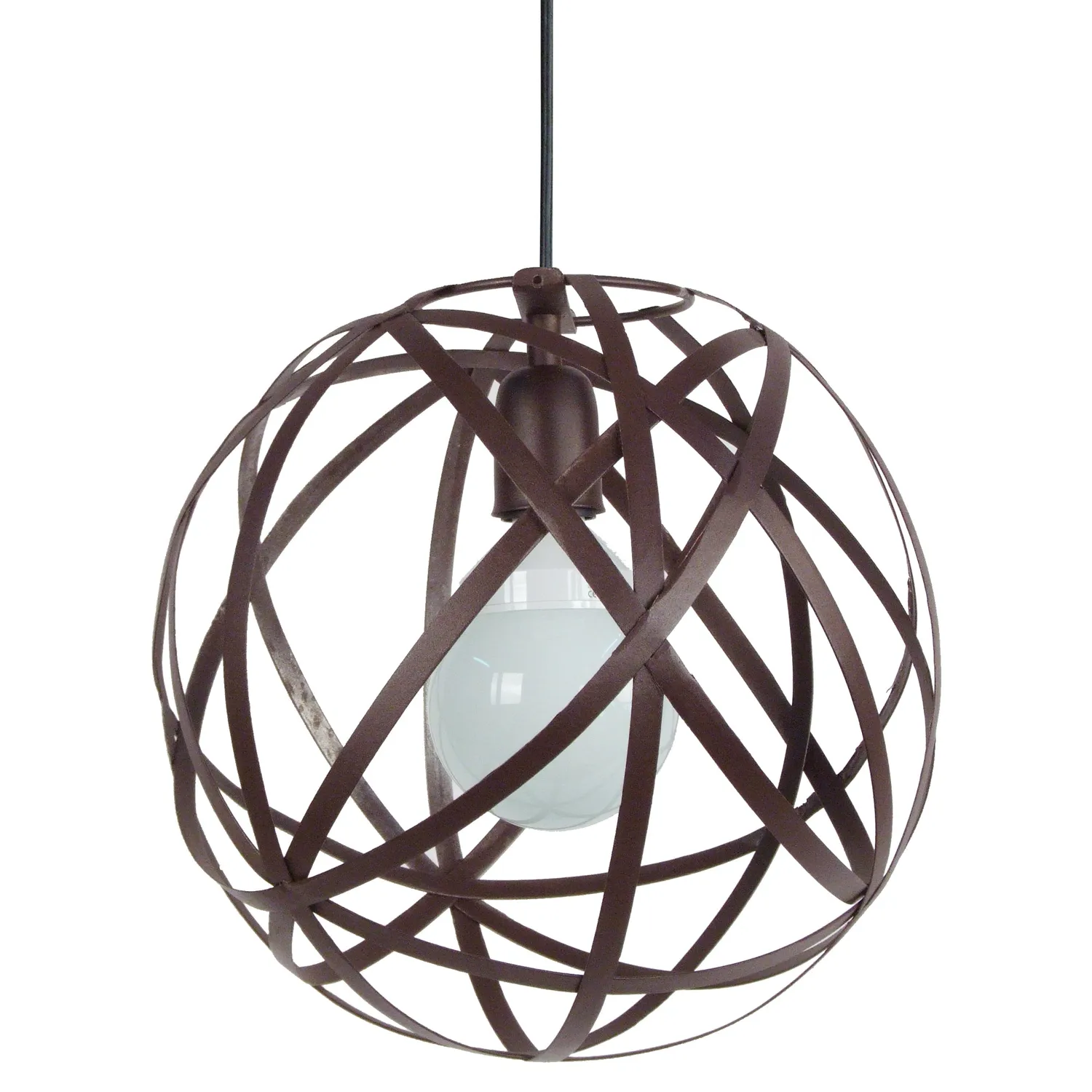 Tosel Juno Sospensione Globo 30x100 cm Nera