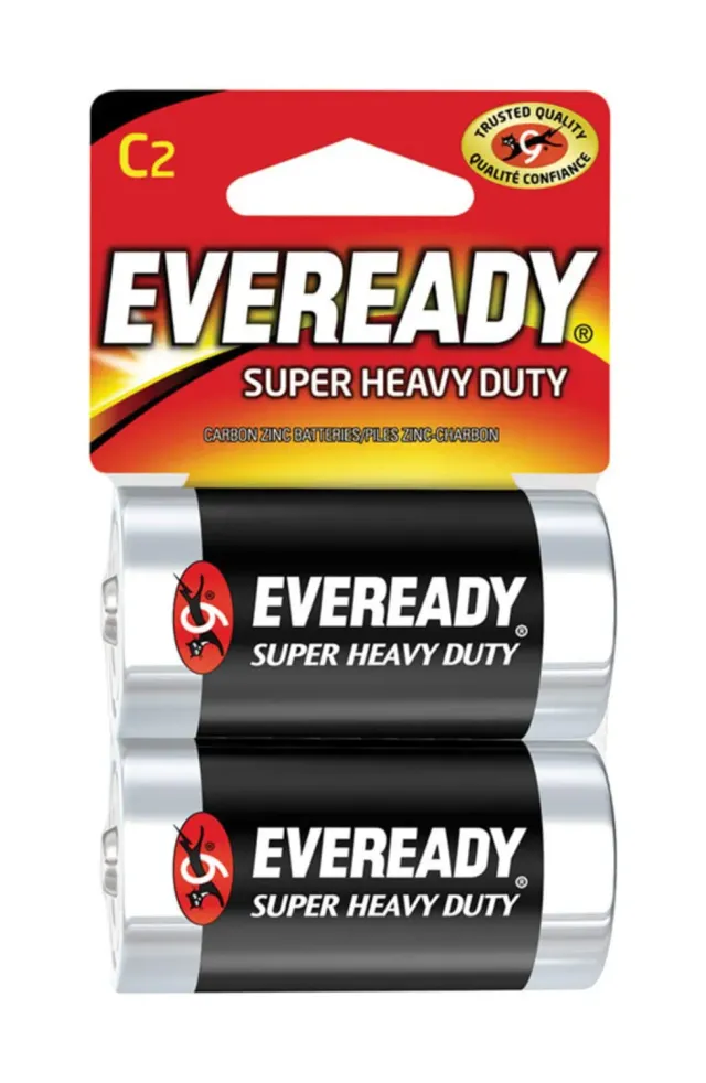 Eveready Super Heavy Duty Pila C 1,5V 2 Pezzi