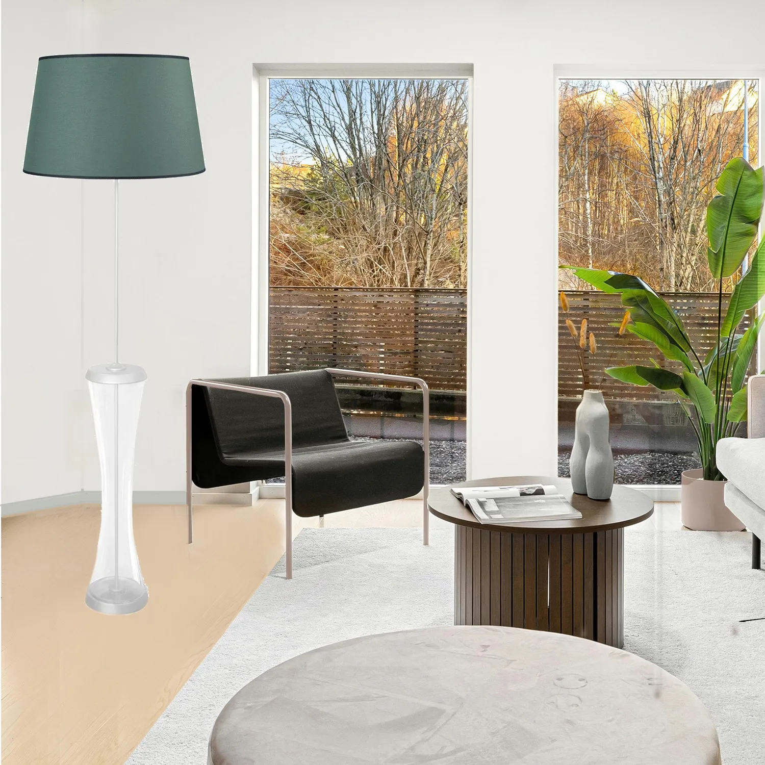 Tosel Ghent piantana colonna 50x160cm bianco
