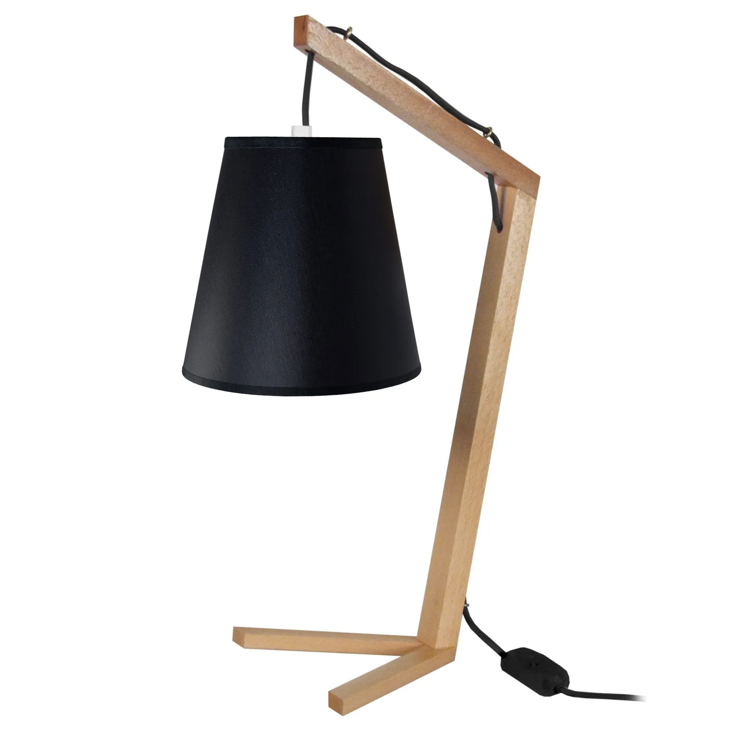 Tosel Chicken Foot Lampada Legno Ecrù 28x51 cm