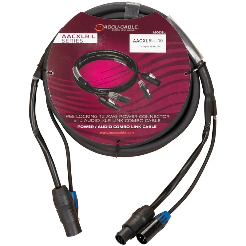American DJ Accu-Cable AACXLR-L-10 cavo XLR 3m