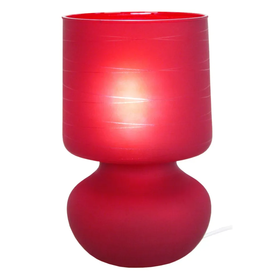 Tosel Katia lampada da tavolo vetro turchese 24 cm E14