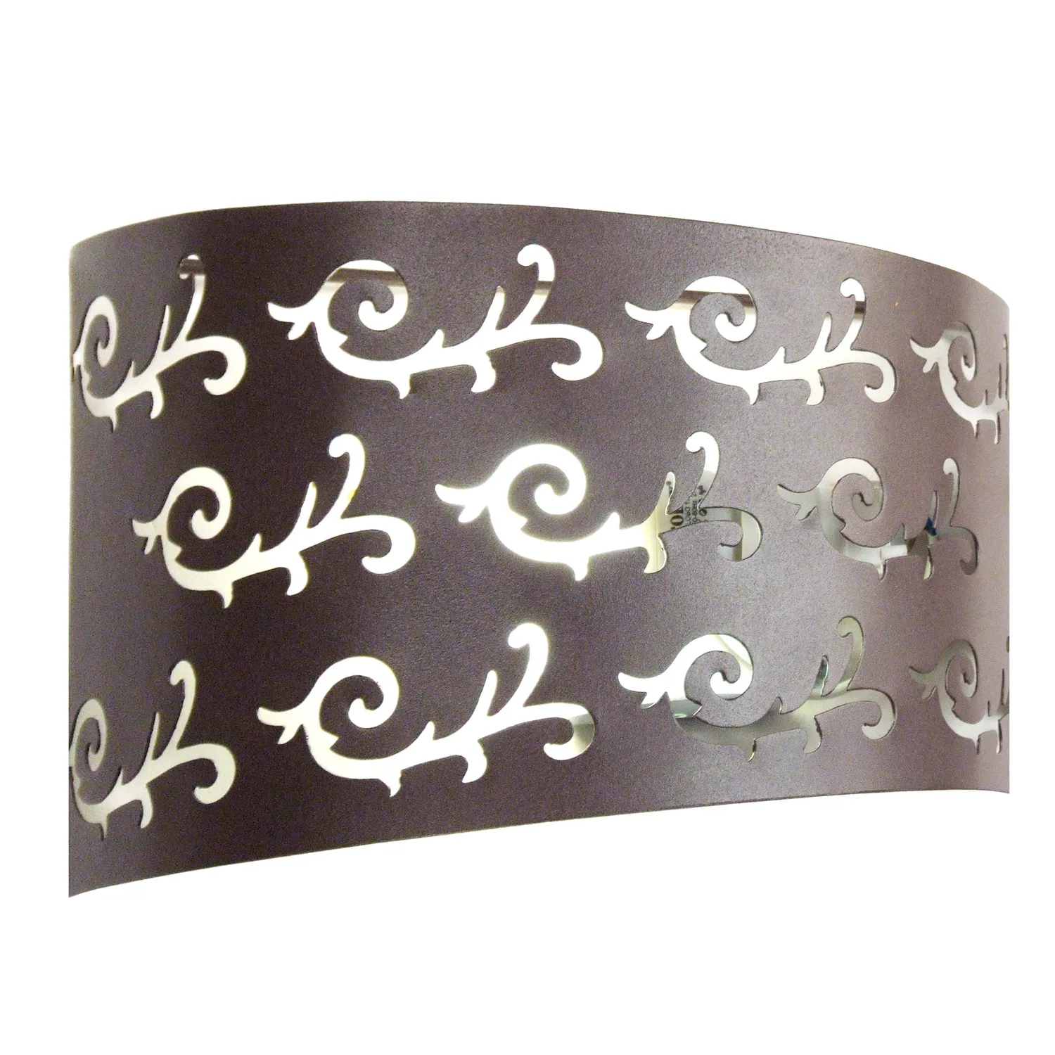 Tosel Lys applique parete metallo nero su giu