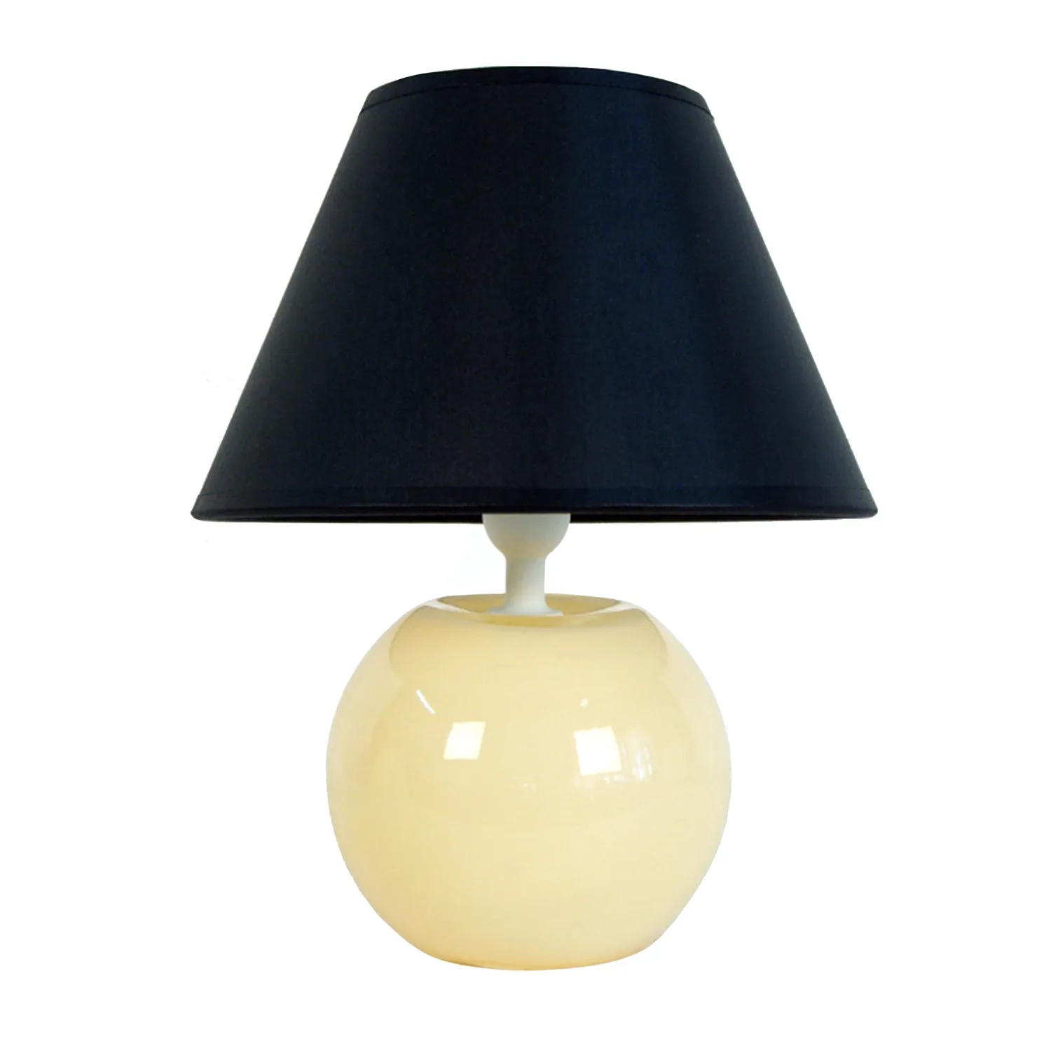 Tosel Alina lampada da tavolo vetro crema 48 cm