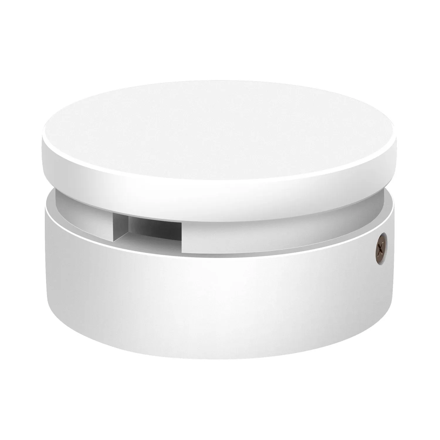 Creative Cables Filé Rosone Soffitto Legno Bianco 80 mm