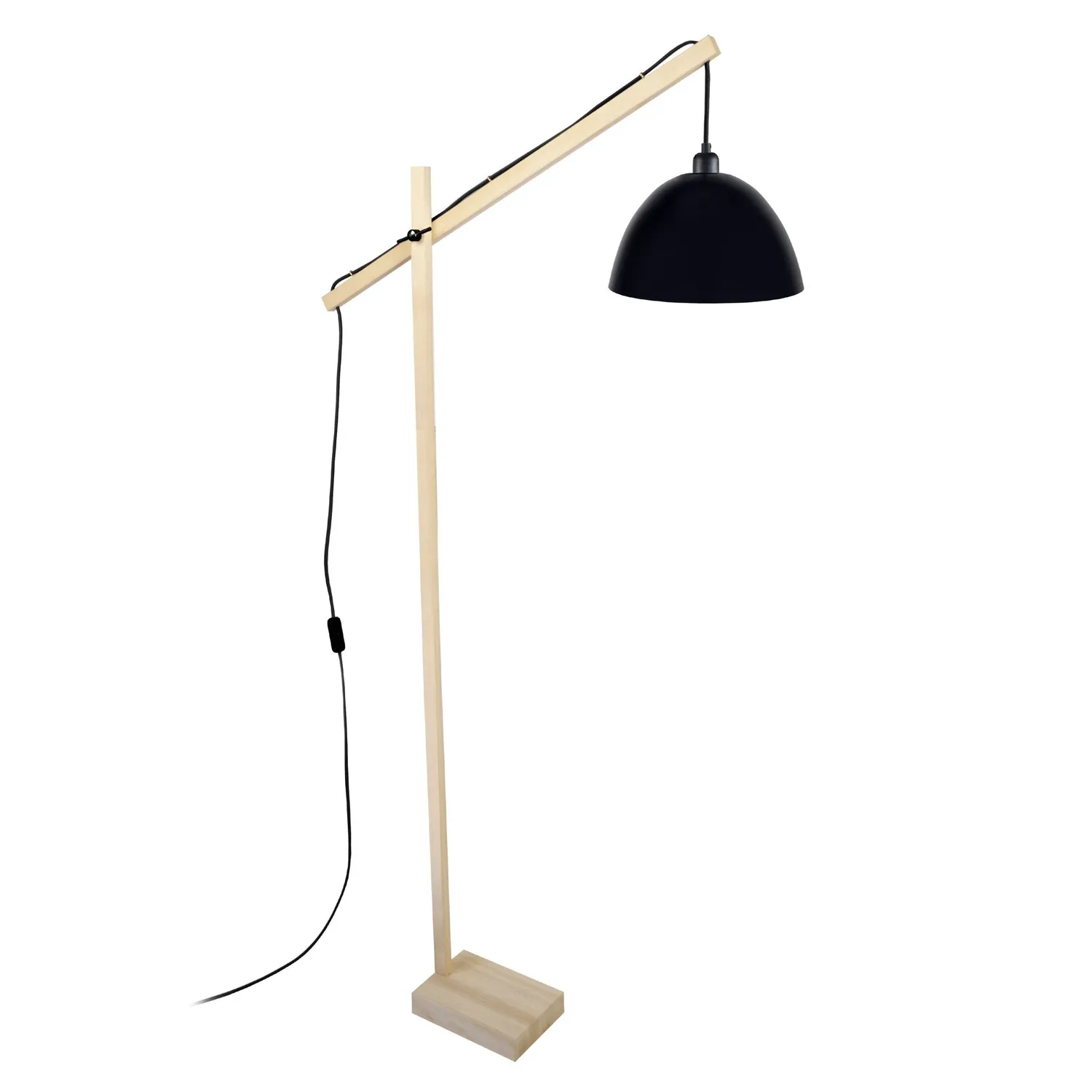 Tosel Enkel M piantana lettura 180 cm legno naturale