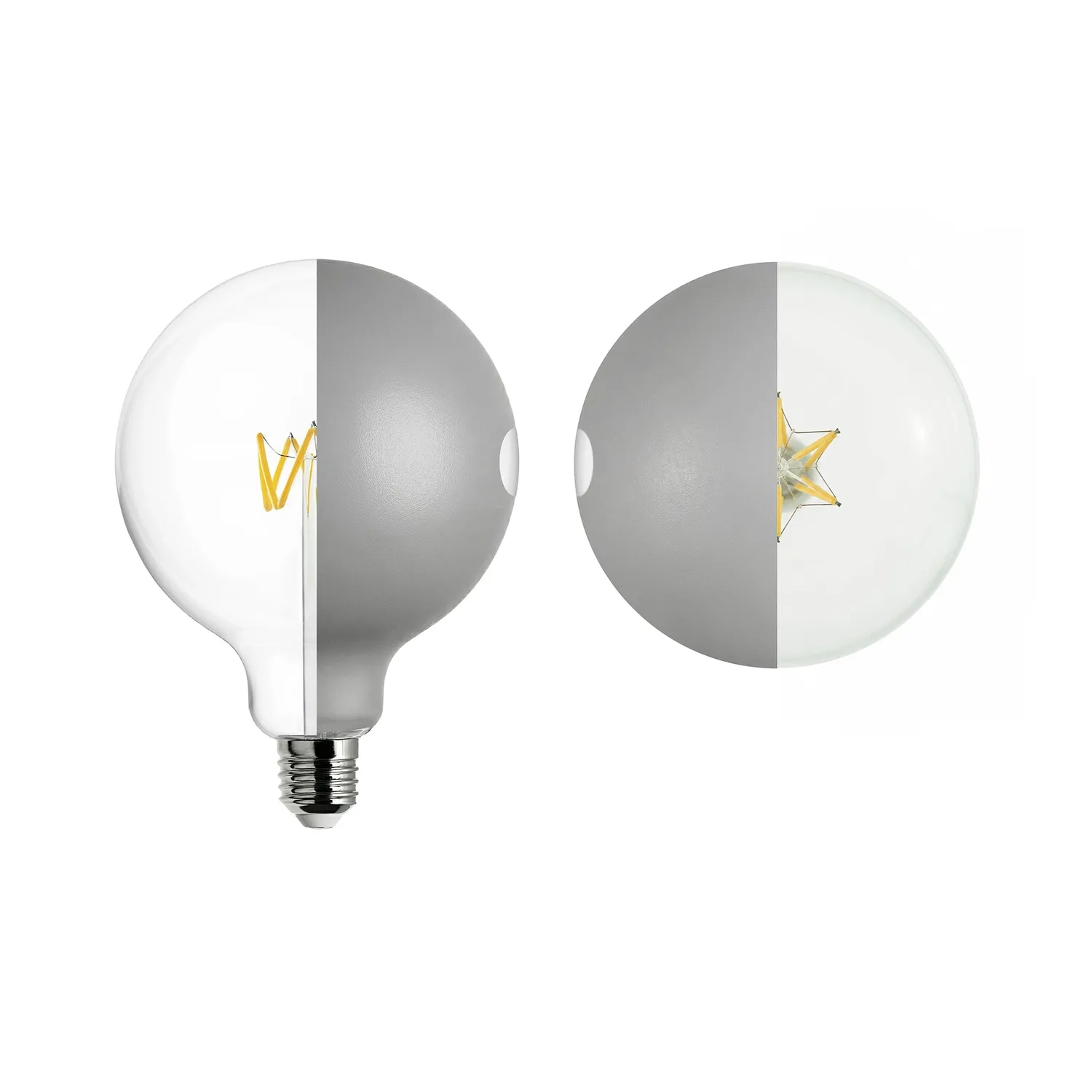 Creative Cables Talia G125 lampadina LED grigia E27 dimmerabile