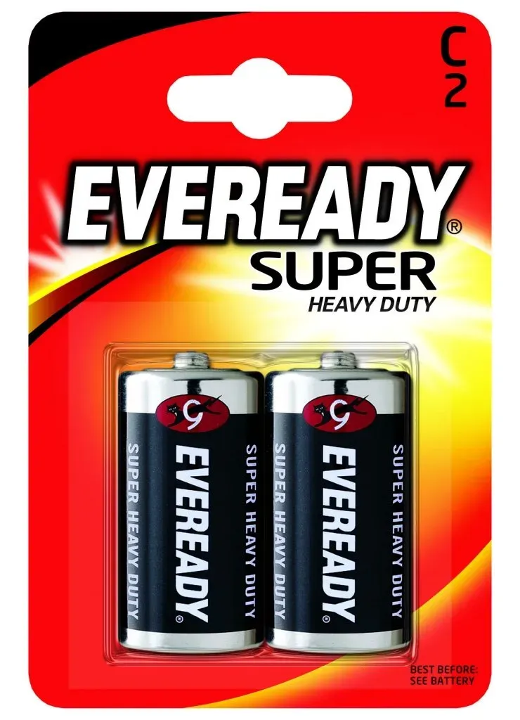 Eveready Silver pila C zinco-carbone 1,5V 2 pezzi