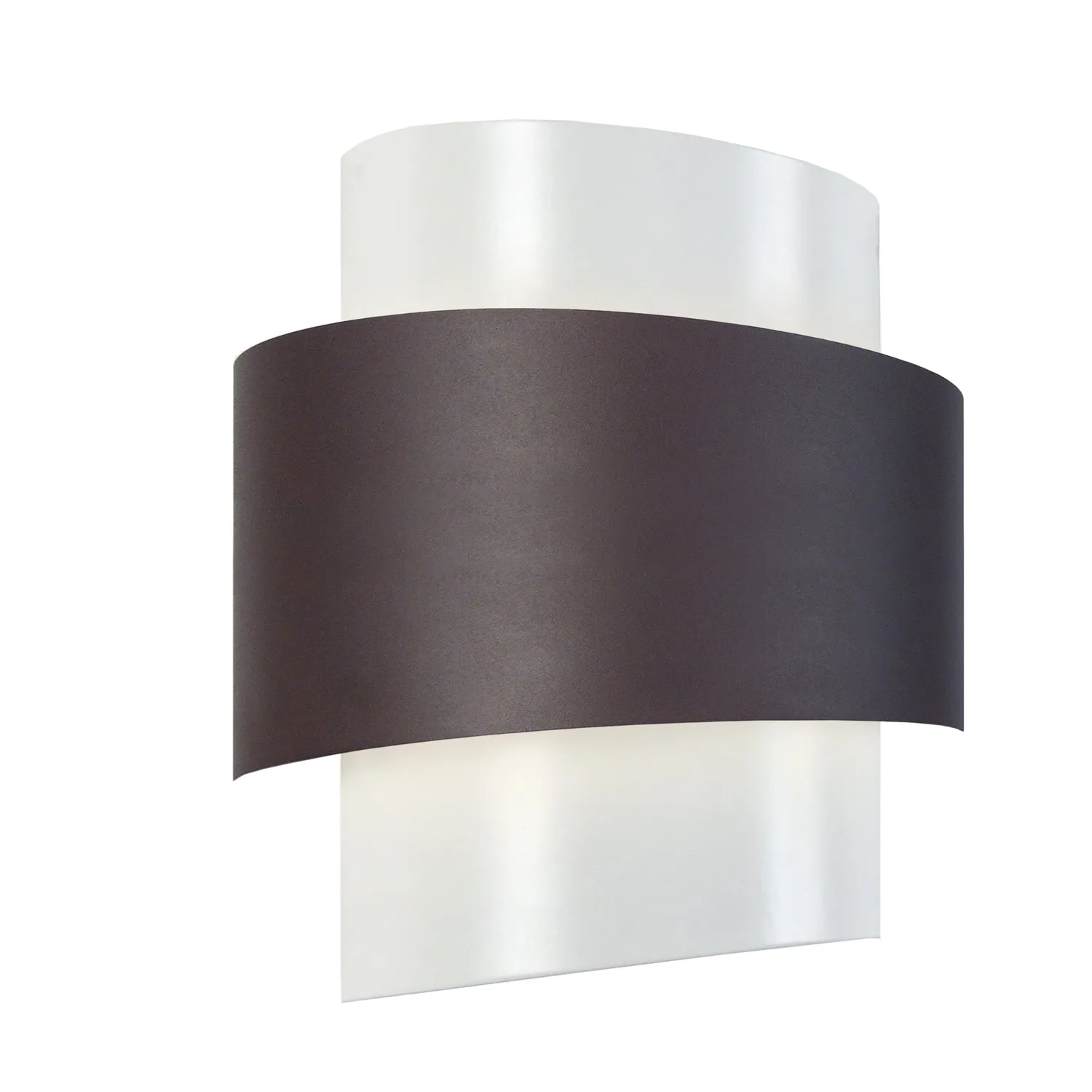 Tosel Sessanta applique 17,5x11 cm nera metallo