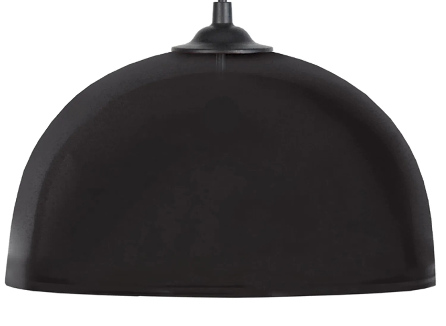Tosel Half Ball sospensione cupola nera D24,5 cm