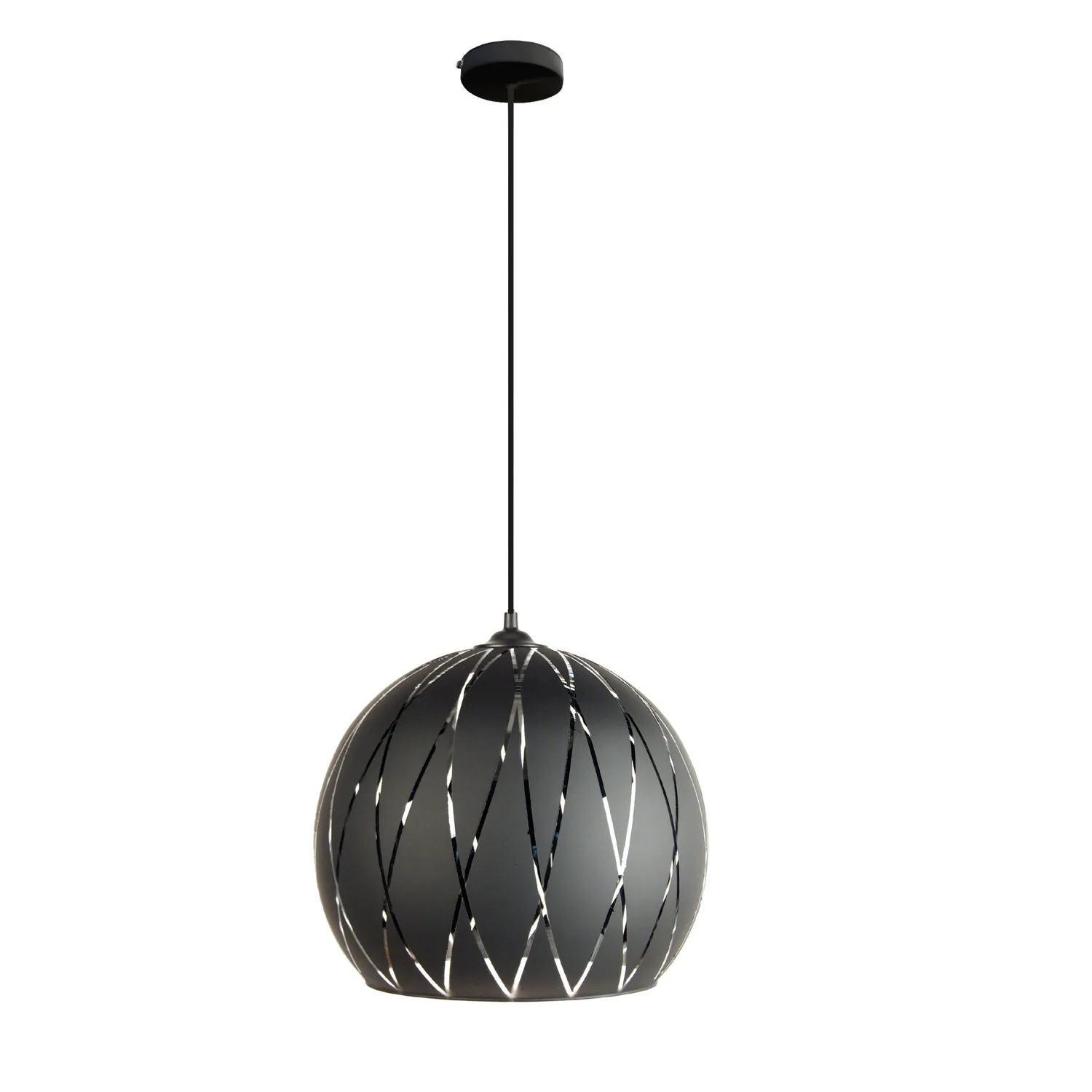 Tosel Bia sospensione globo in vetro satinata 30x100 cm