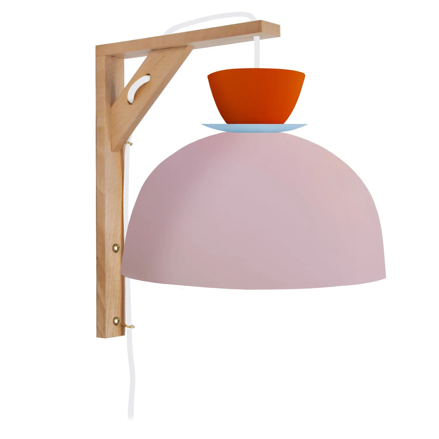 Tosel Juvel Hanna applique da parete rosa E14