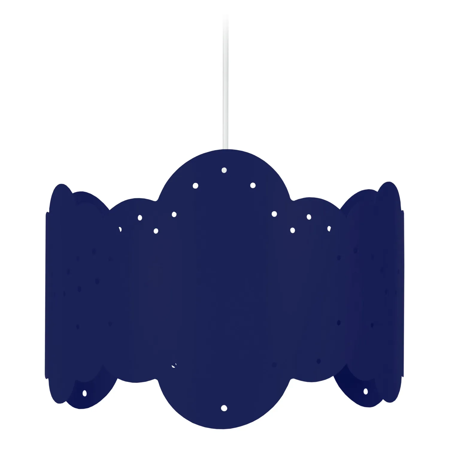 Tosel Nuage Sospensione 30x100 cm Metallo Bianca