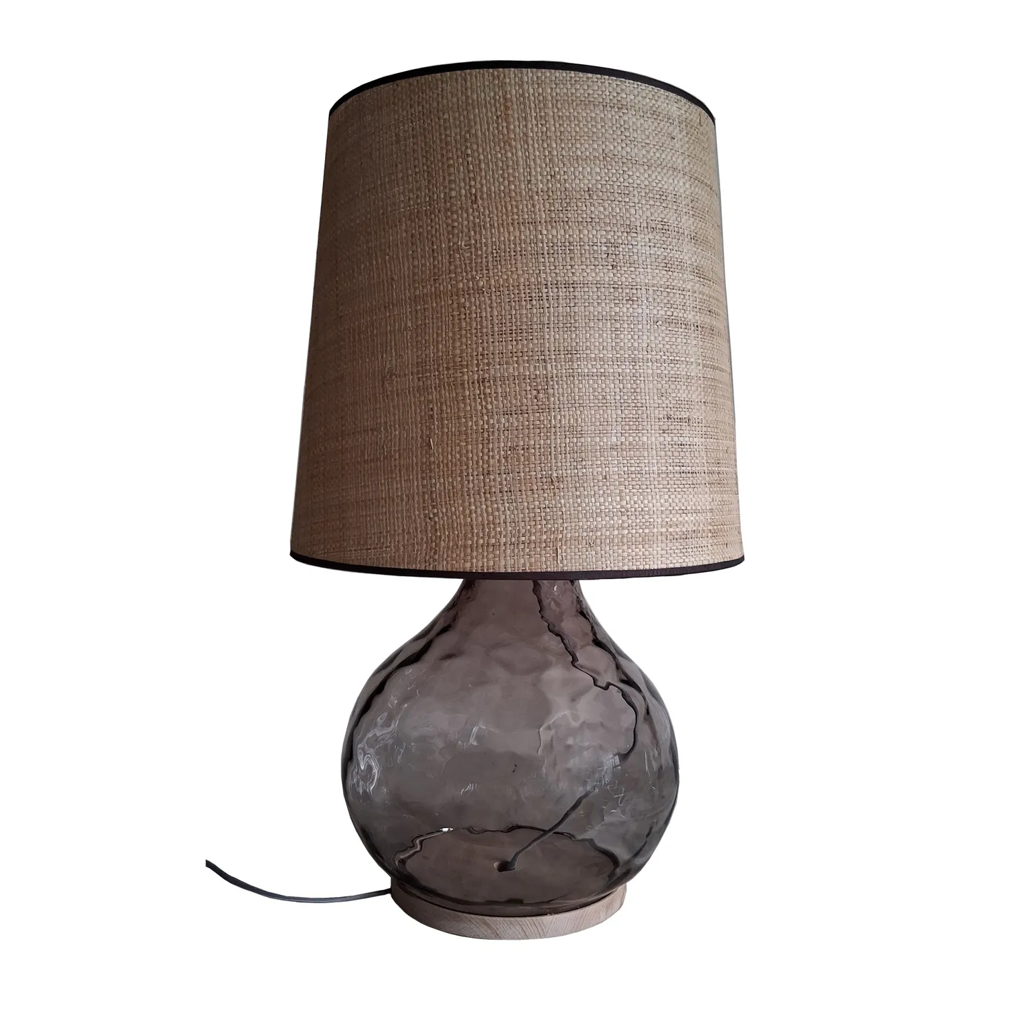 Tosel Burano Big lampada da tavolo trasparente 40x68 cm vetro