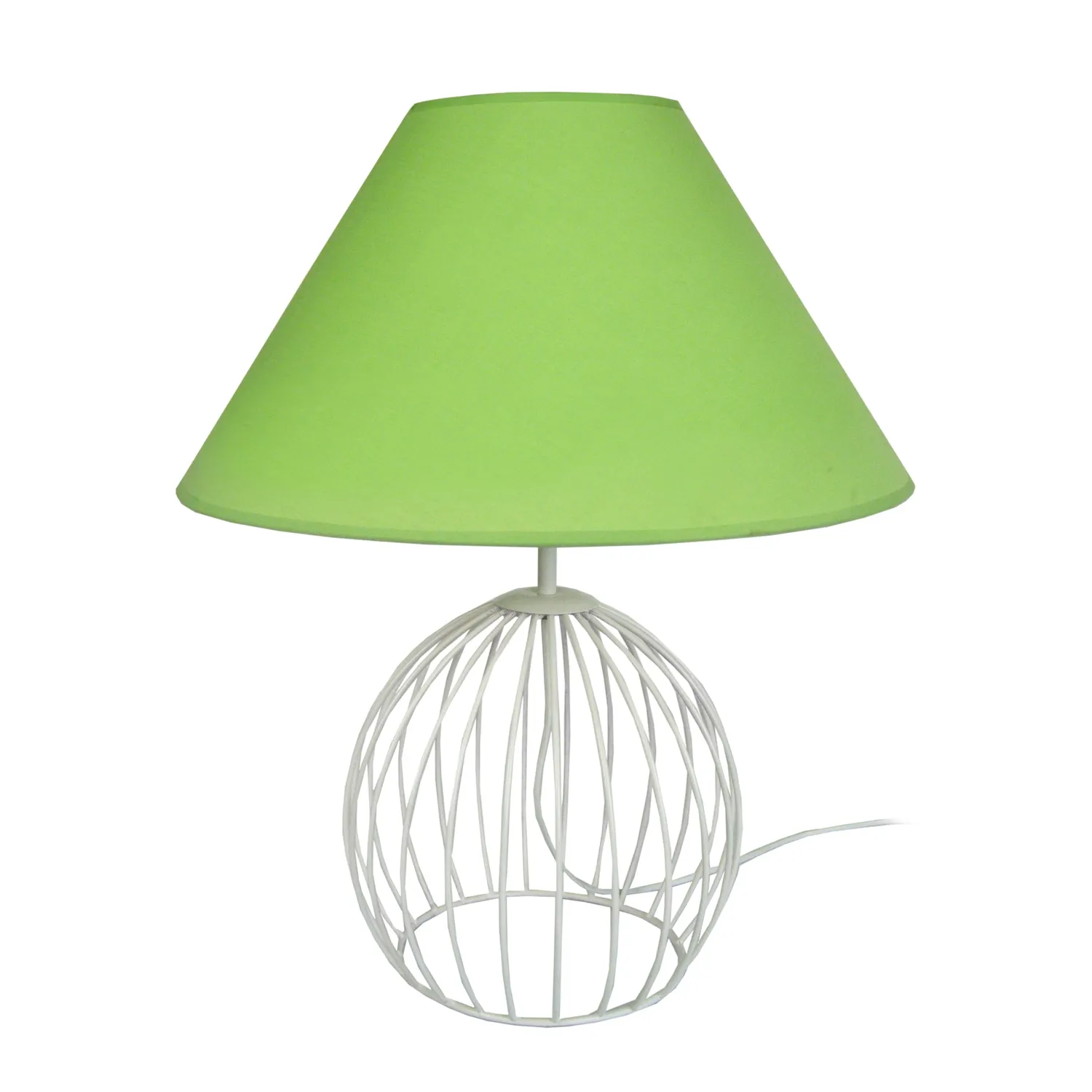 Tosel Ball lampada da tavolo sfera tessuto 45x44 cm