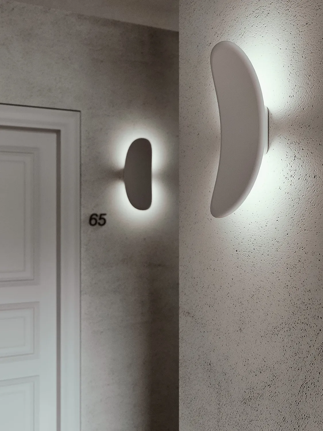 Penta Vela applique titanio opaco LED 3000K 1500lm