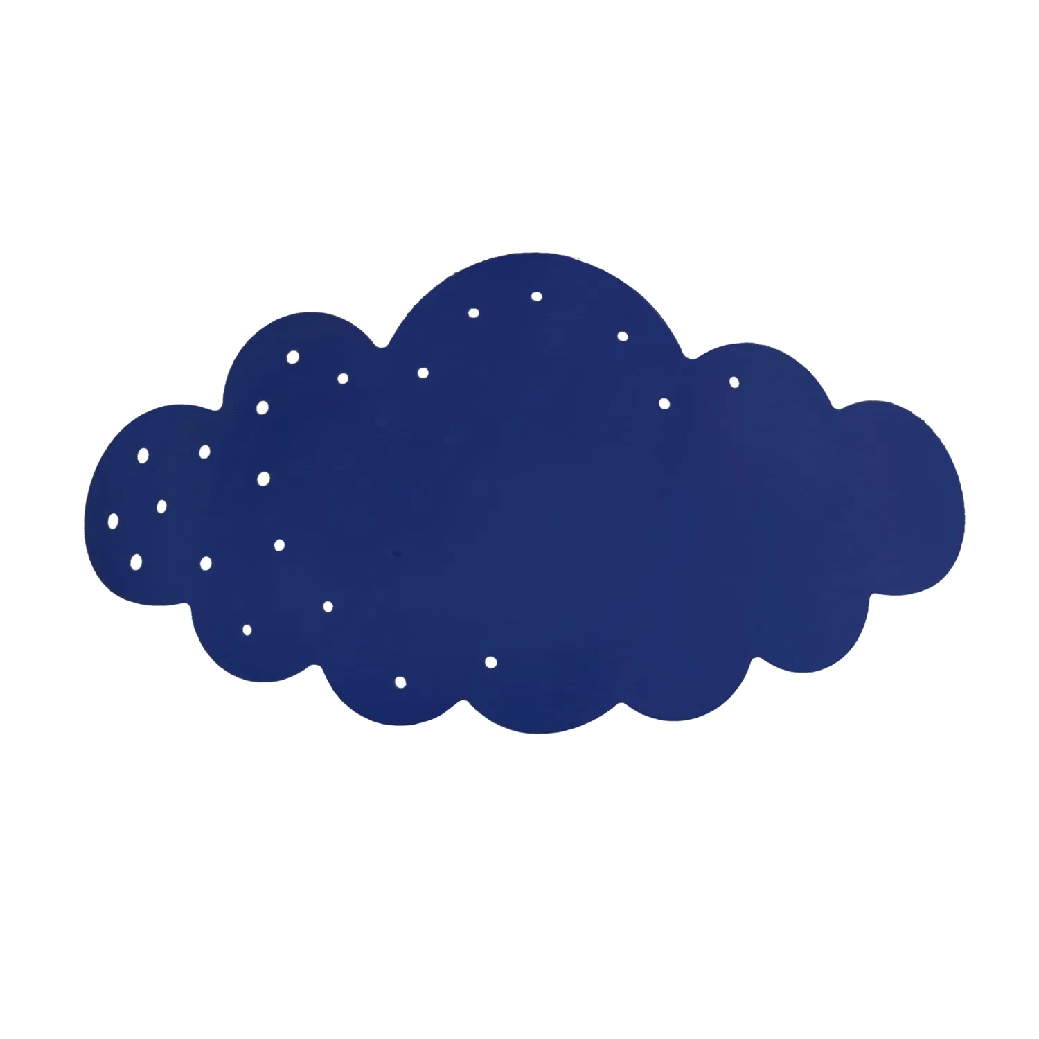 Tosel Nuage Applique Nuvola Bianca 34x9 cm Metallo