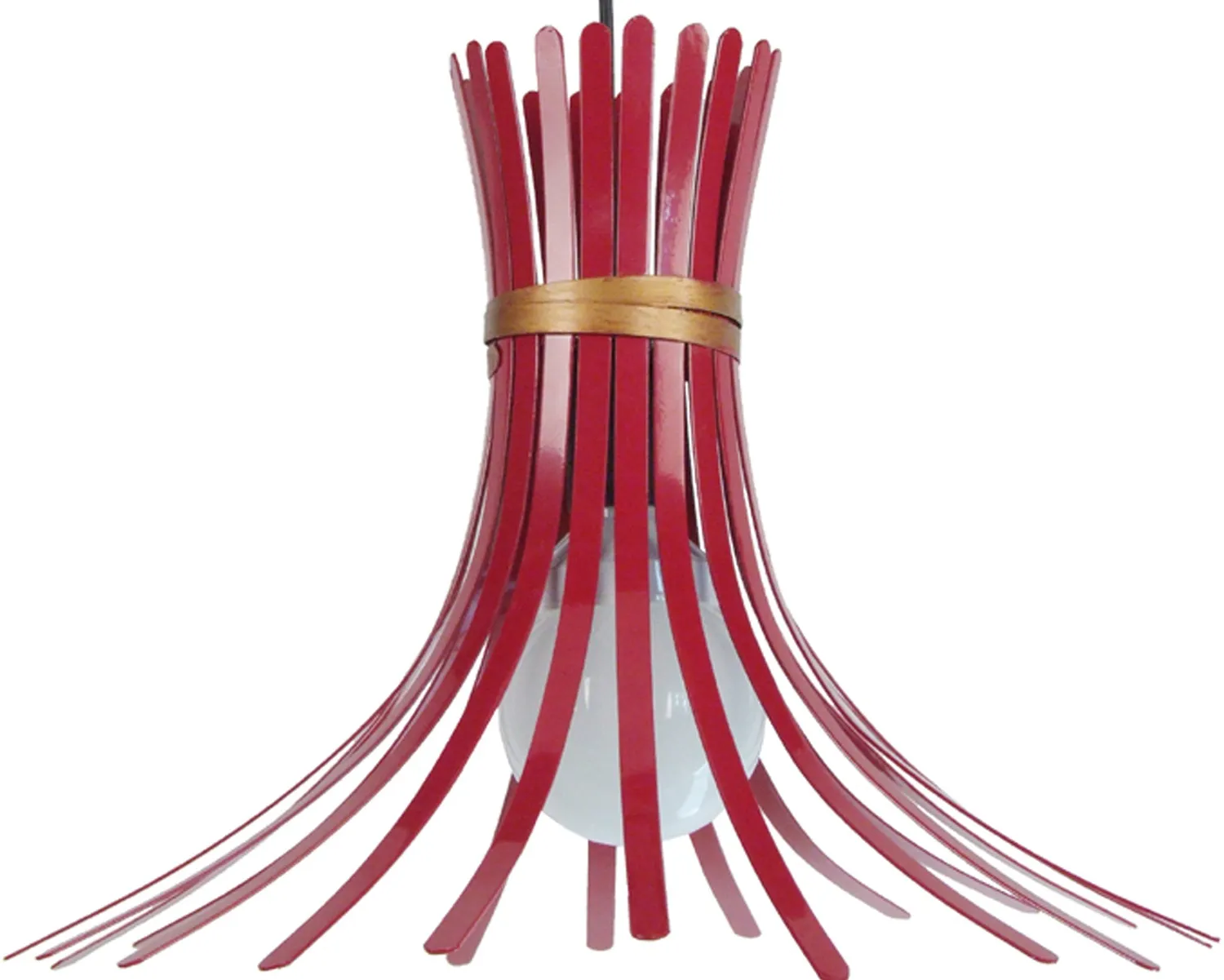Tosel Jupe Indiens sospensione rosso oro 45cm