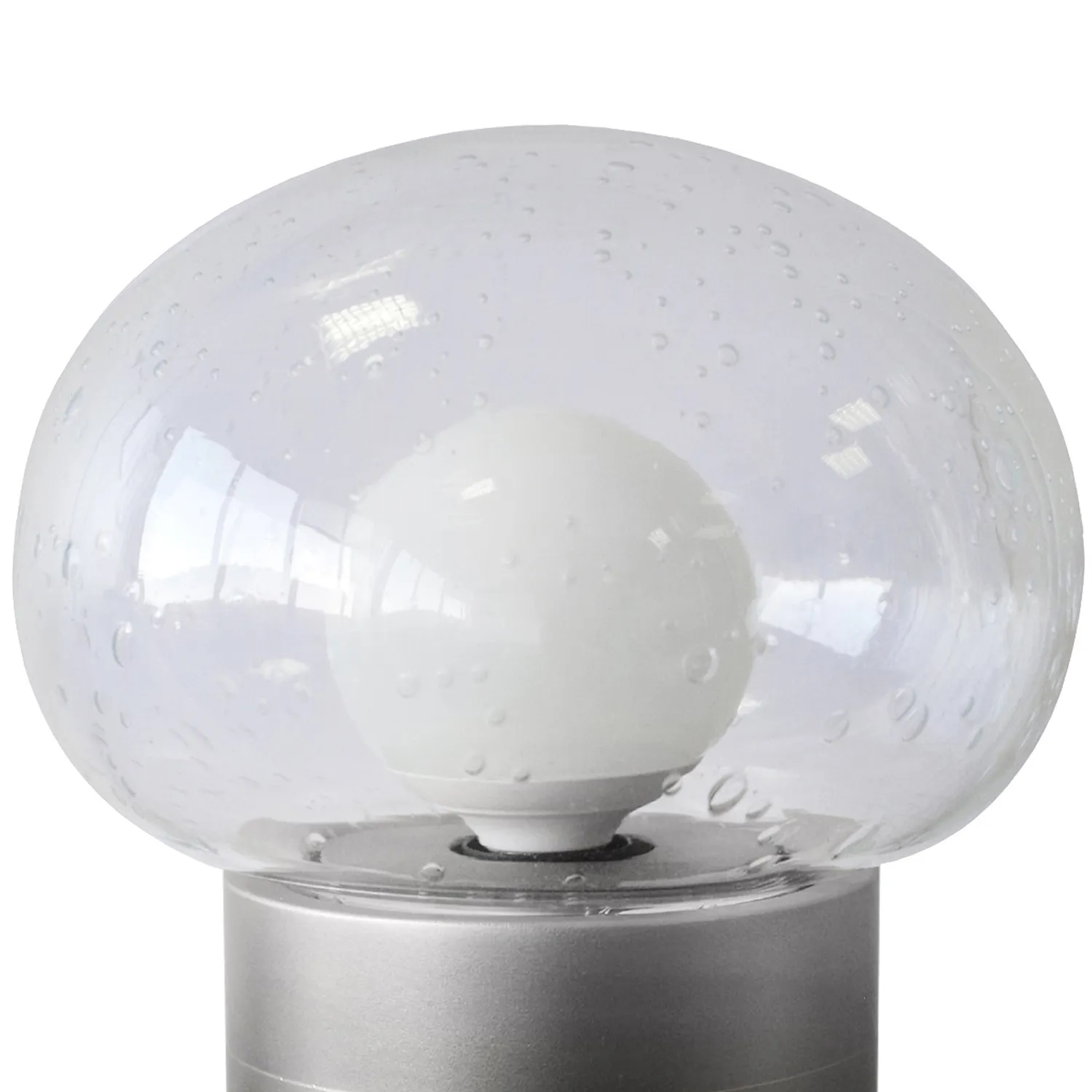 Tosel Paris lampada da comodino vetro bianco 24cm E27