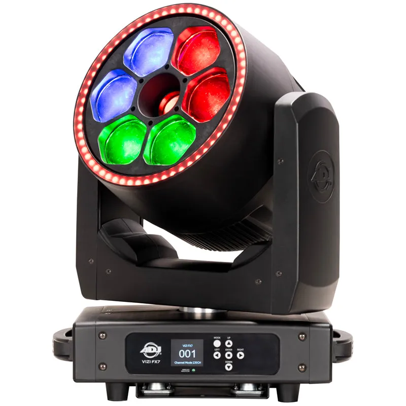American DJ Vizi FX7 testa mobile beam wash 4 effetti