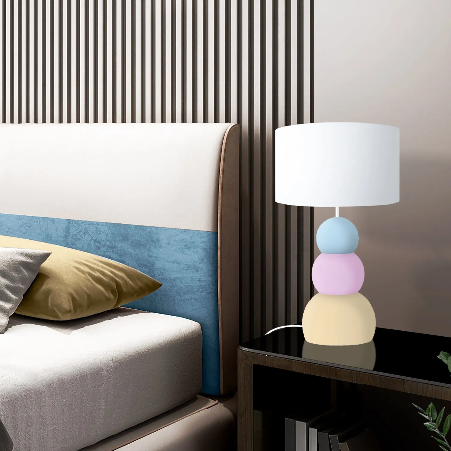 Tosel Petite Milla lampada da tavolo arancione E14 16x31 cm
