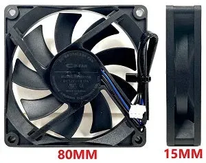 American DJ DFH8015B DC12V Top Heat Sink Fan ventola