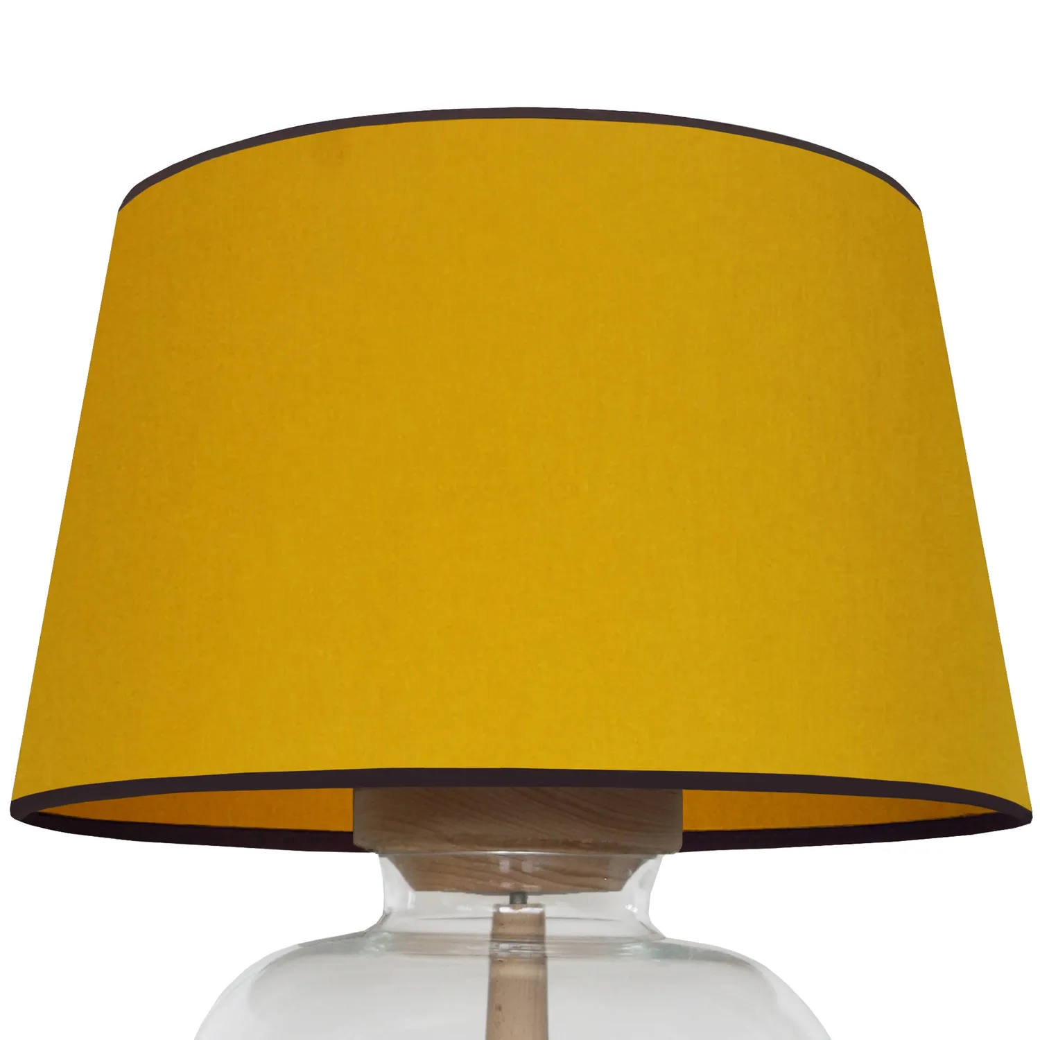 Tosel Liberec lampada comodino legno crema 50x74 cm