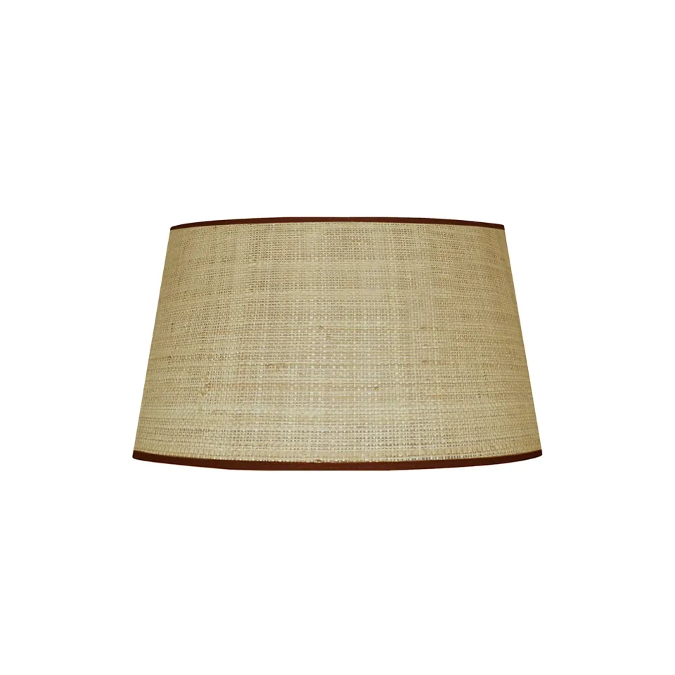 Tosel Tambour 30 paralume tessuto bianco 30x18 cm